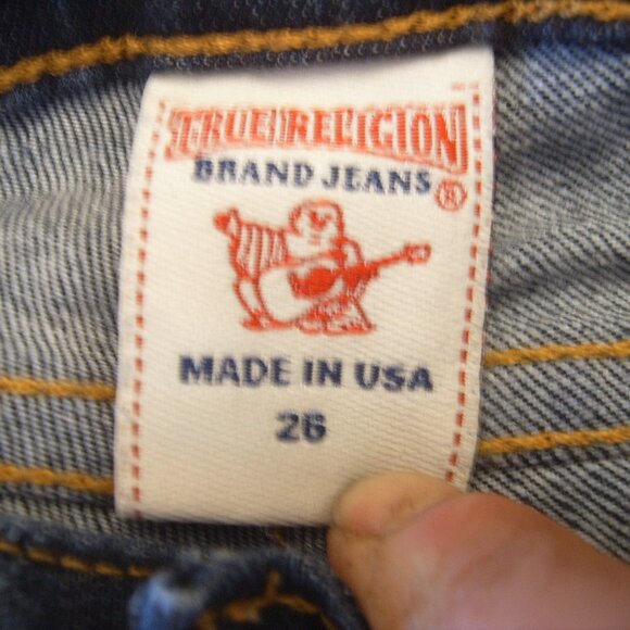 Like New Excellent Condition True Religion Women Jeans sz 26 Made in USA - Picture 3 of 4